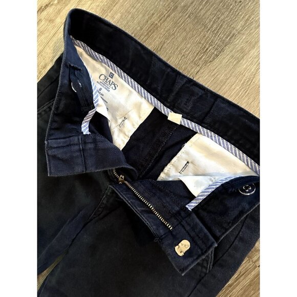 Chaps Blue Boys Approved Schoolwear Pants boys size 8 regular - Picture 4 of 4